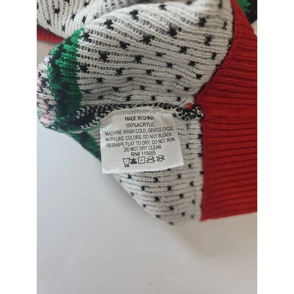 SpongeBob Patrick Star Christmas Ugly Sweater Men's‎ M Black Holiday Nickelodeon
